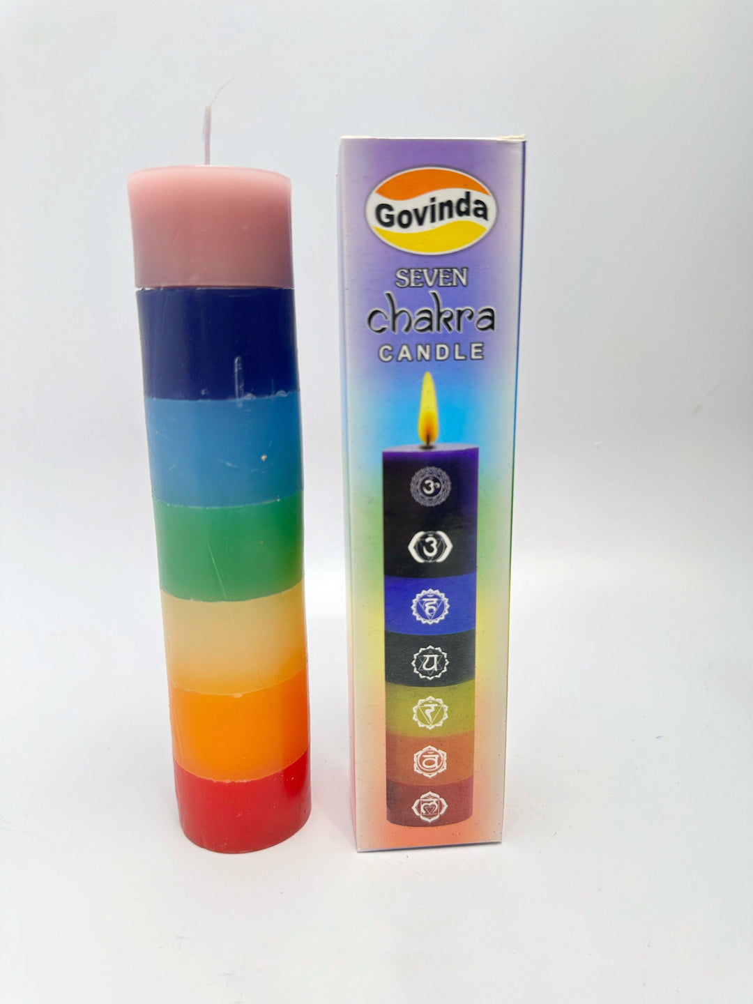 Seven Chakras Candles-1.5" x 7" - The Harmony Store