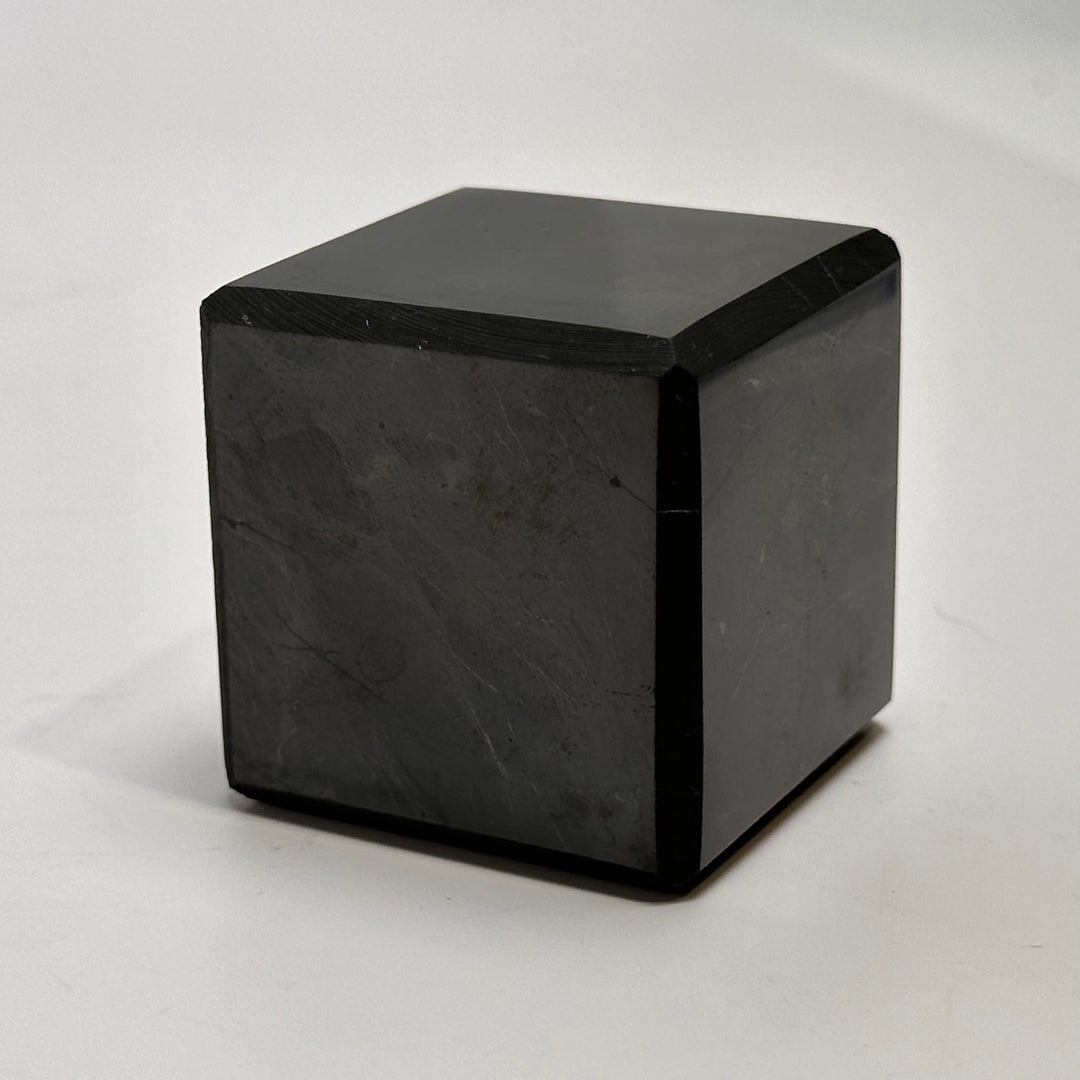 Shungite Cube 2-Inch | The Harmony Store Crystal Carving