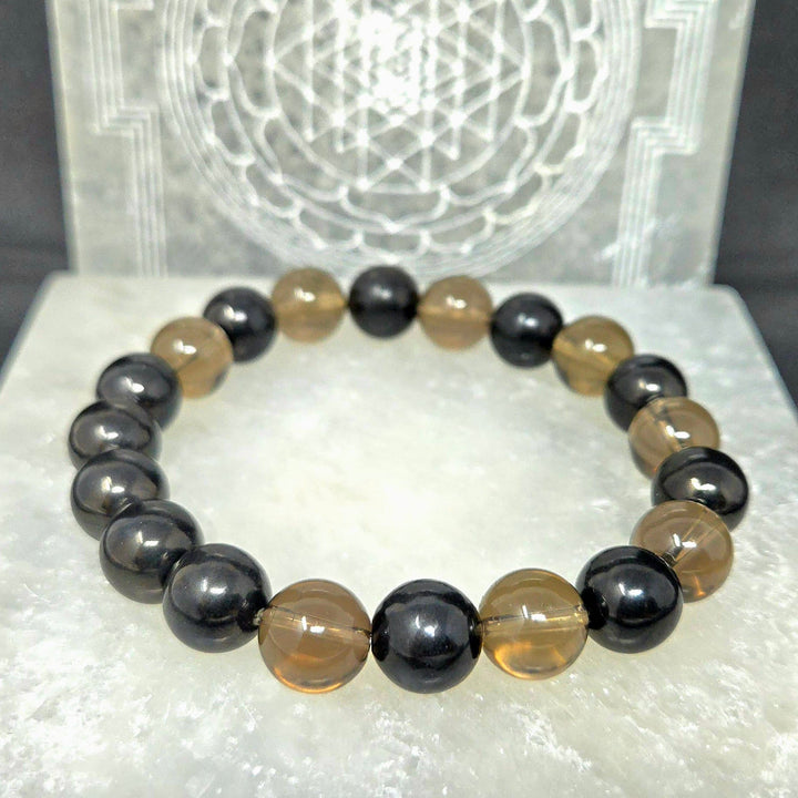 Shungite &amp; Tiger Eye Mix Bracelet | Harmony Store Bracelet