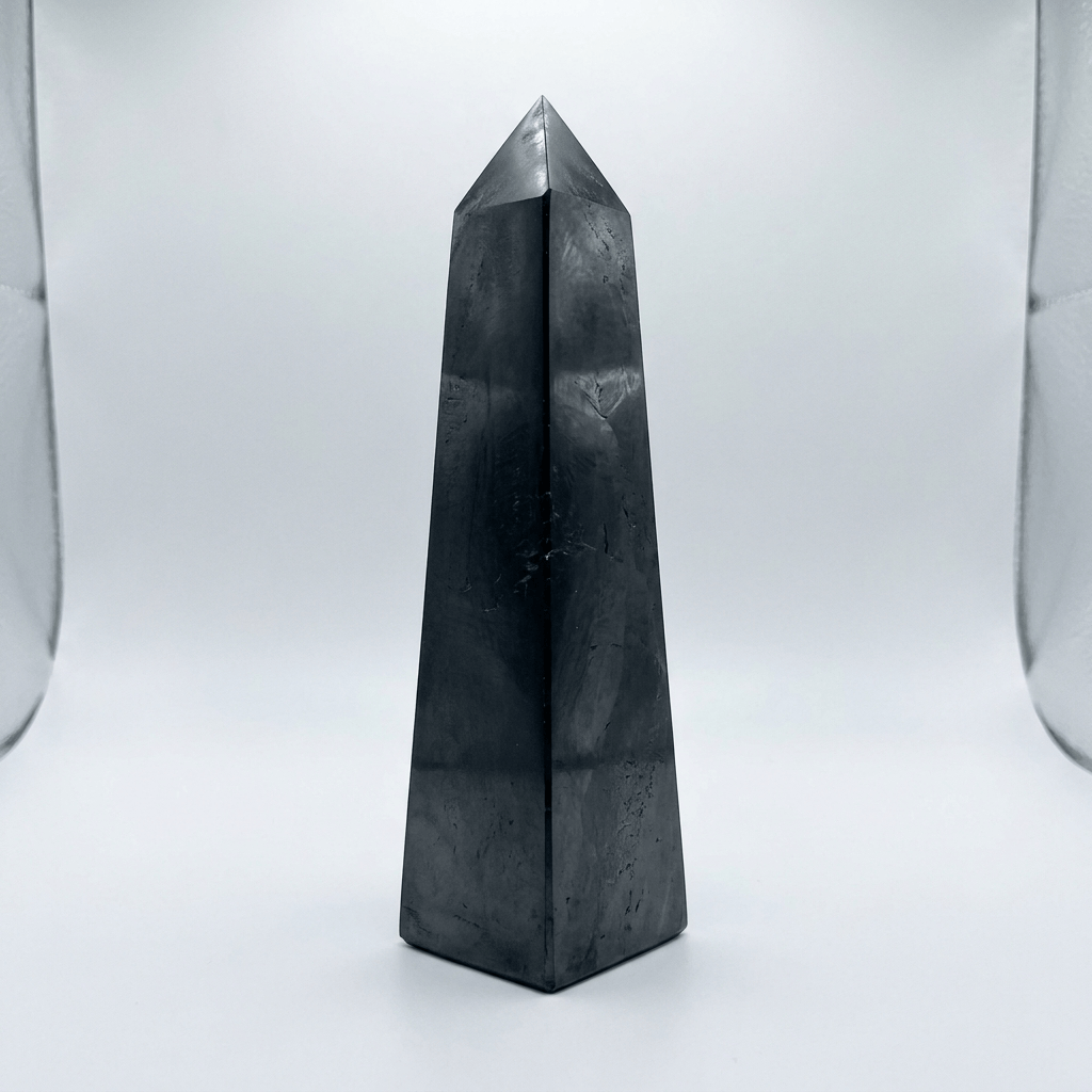 Shungite Obelisk Tower 2-Inch Tower