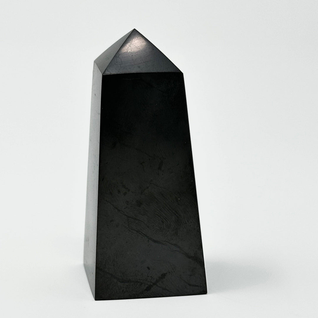 Shungite Obelisk Tower 3" | The Harmony Store Crystal Tower