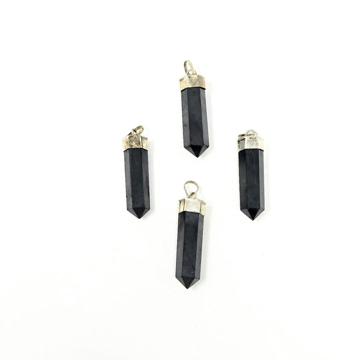 Shungite Pencil Cap Pendant | The Harmony Store Pendant