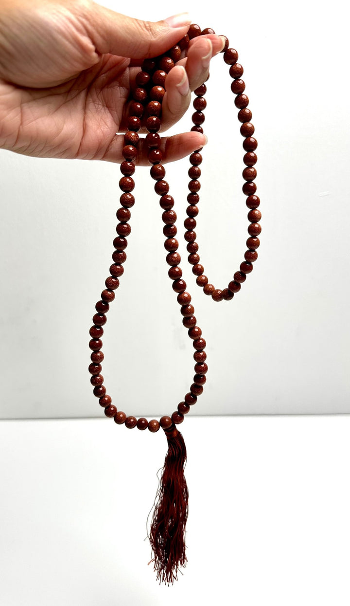 Simple Japa Mala-Goldstone - The Harmony Store
