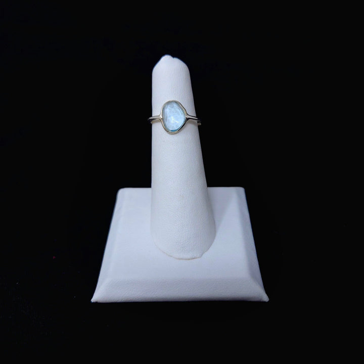 Sky Blue Topaz Round Faceted 925 Ring | The Harmony Store Ring