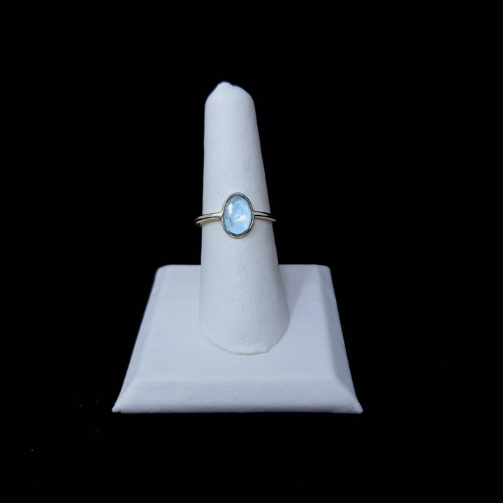 Sky Blue Topaz Round Faceted 925 Ring | The Harmony Store Ring