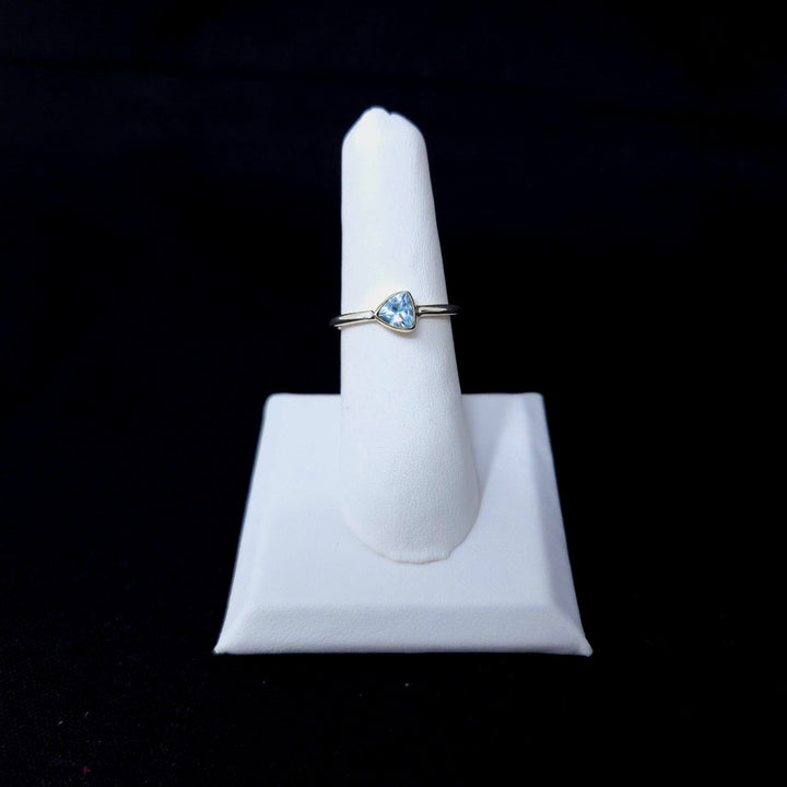 Sky Blue Topaz Faceted 925 Ring | The Harmony Store Ring