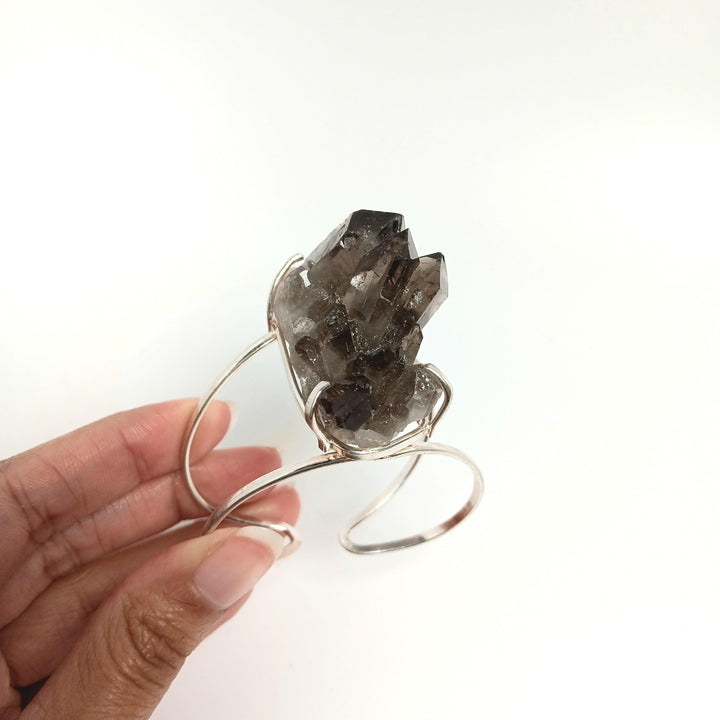 Smoky Quartz Arc Bracelet | The Harmony Store Bracelet