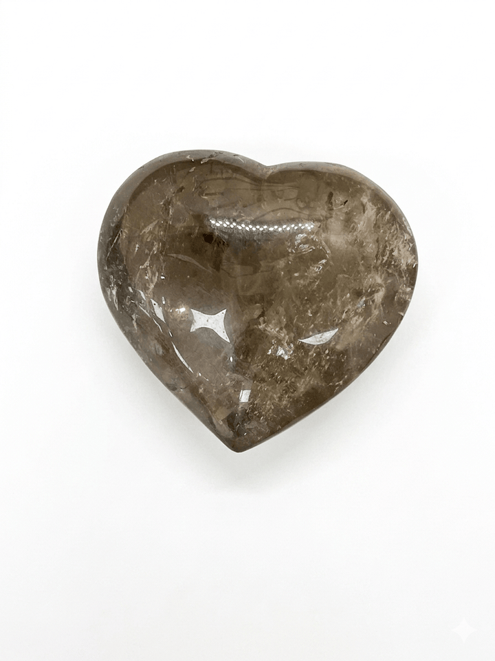 Smoky Quartz Heart (Brazil) | The Harmony Store Heart