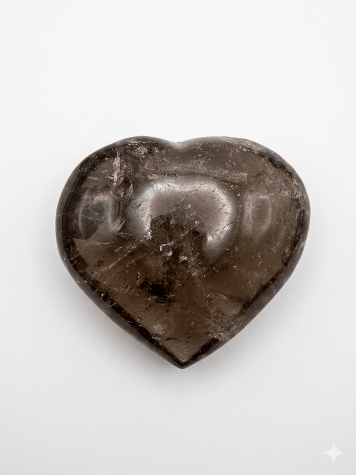 Smoky Quartz Heart (Brazil) | The Harmony Store Heart