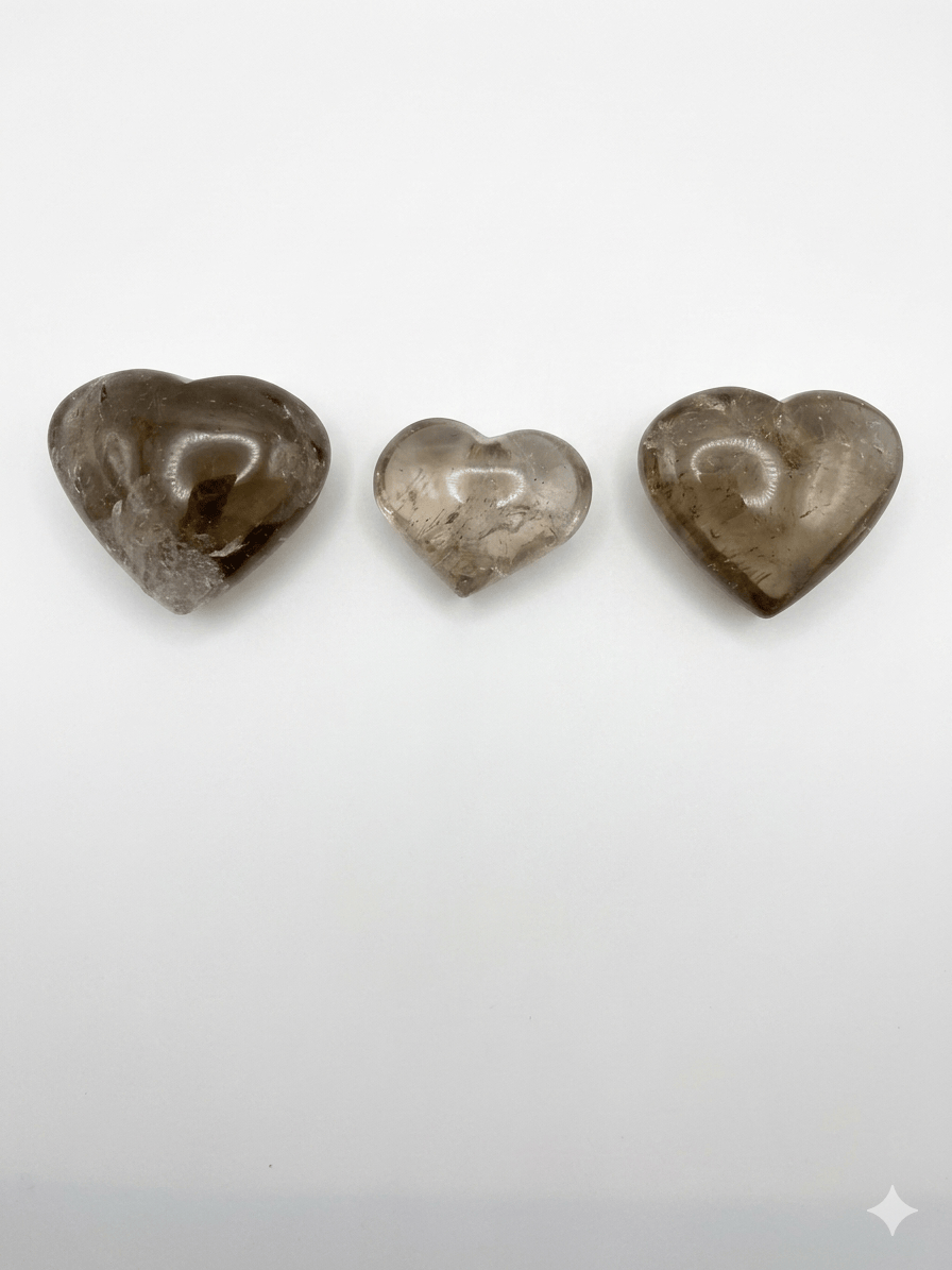 Smoky Quartz Heart (Brazil) | The Harmony Store Heart