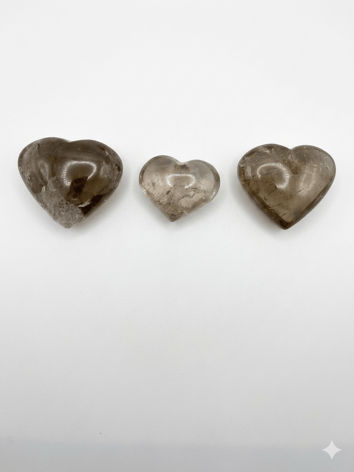 Smoky Quartz Heart (Brazil) | The Harmony Store Heart