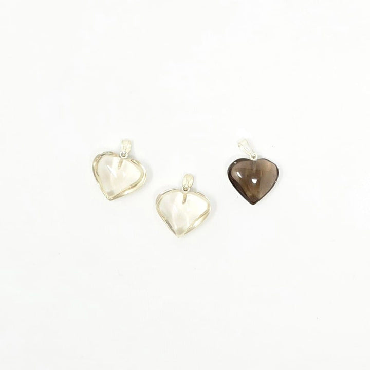 Smoky Quartz Mini Heart Pendant | The Harmony Store