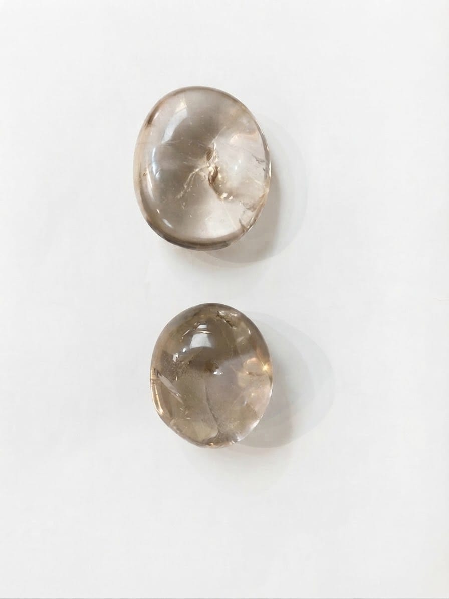 Smoky Quartz Palm Stone | The Harmony Store Palm Stone