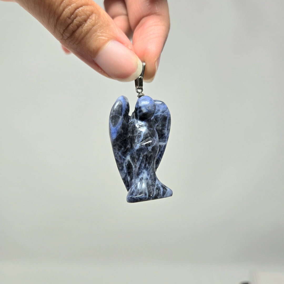 Sodalite Angel Wire Wrapped Pendant | The Harmony Store Pendant