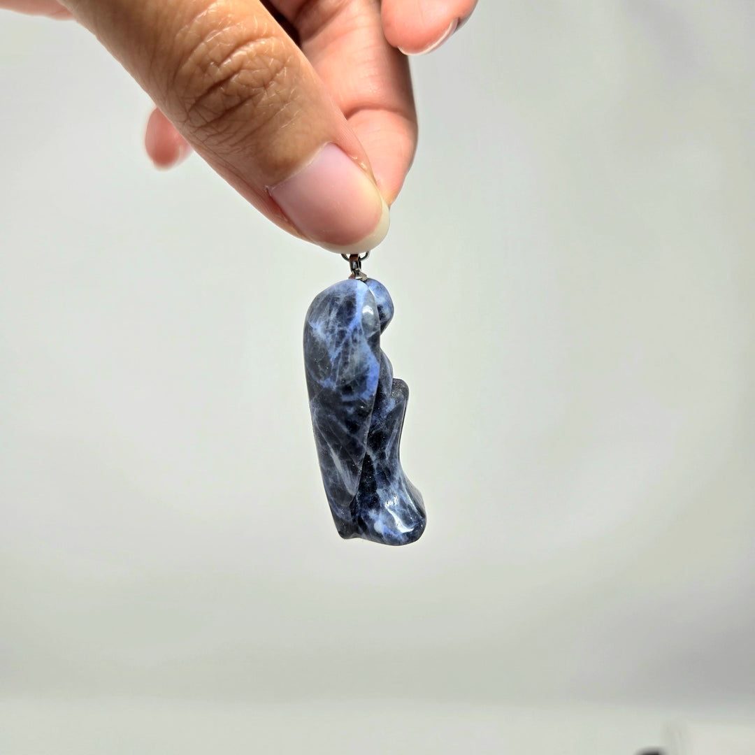 Sodalite Angel Wire Wrapped Pendant | The Harmony Store Pendant