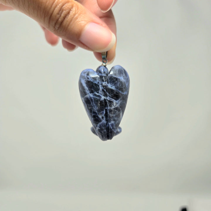 Sodalite Angel Wire Wrapped Pendant | The Harmony Store Pendant