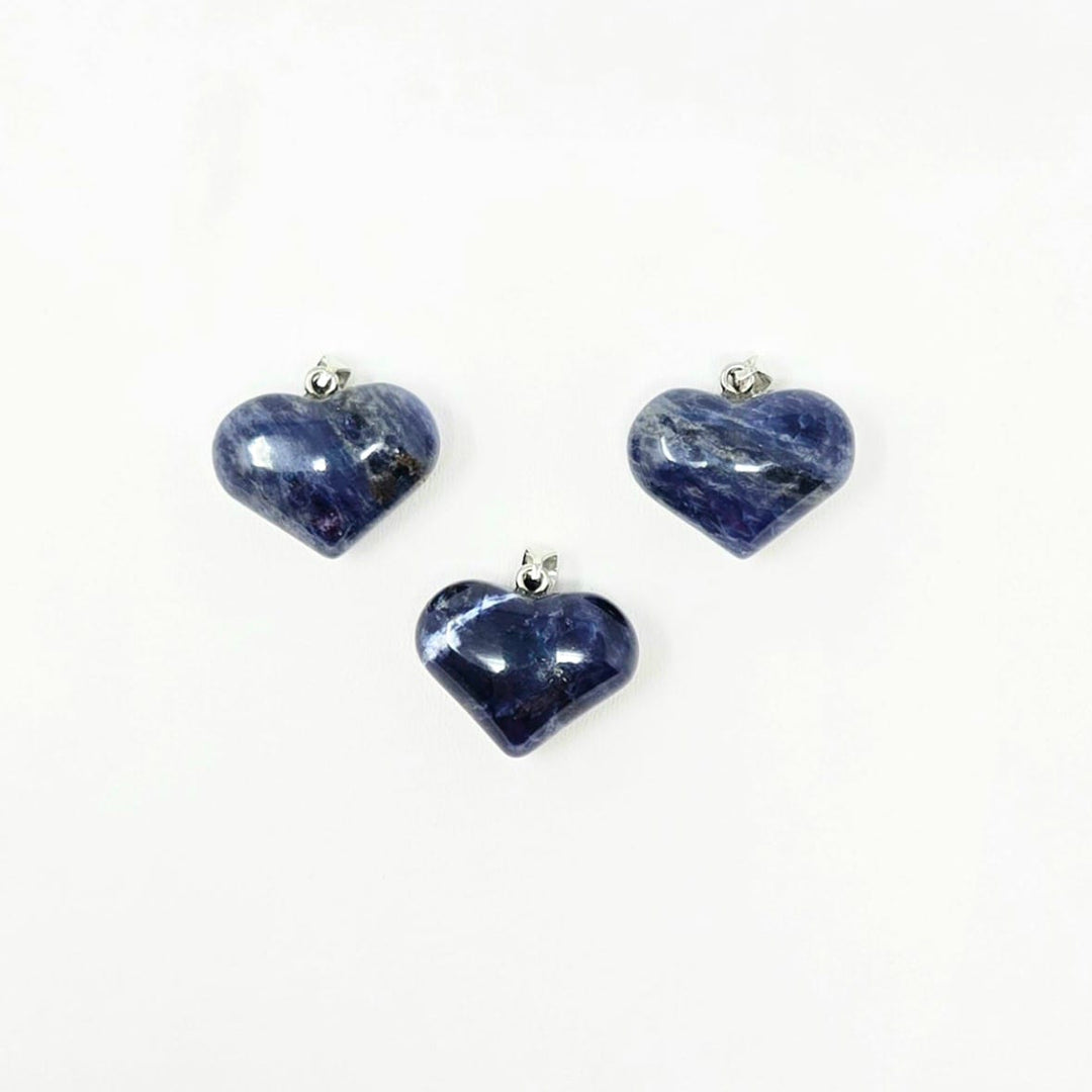 Sodalite Heart Pendant 3/4 Inch | The Harmony Store Pendant