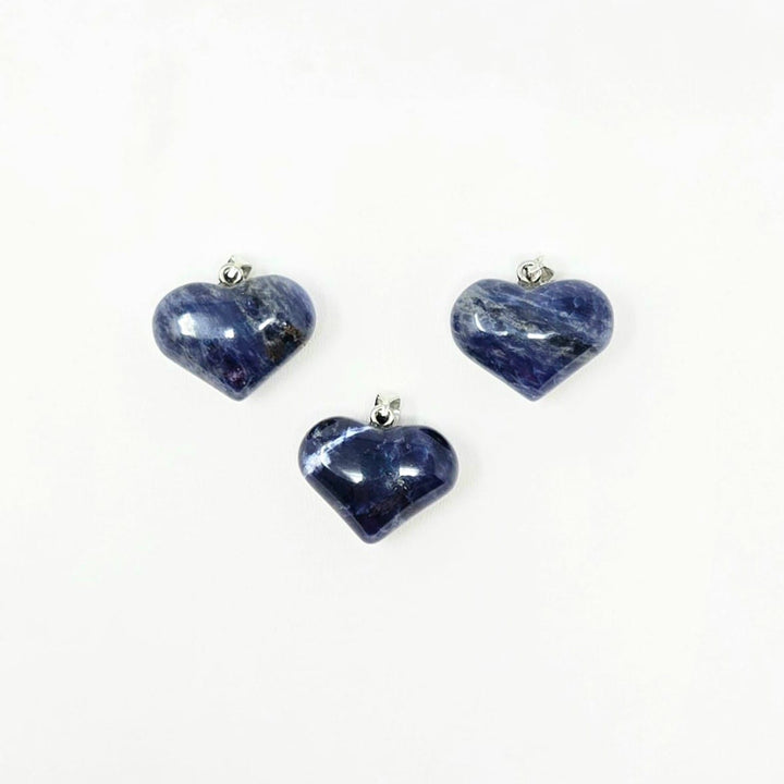 Sodalite Heart Pendant 3/4 Inch | The Harmony Store Pendant