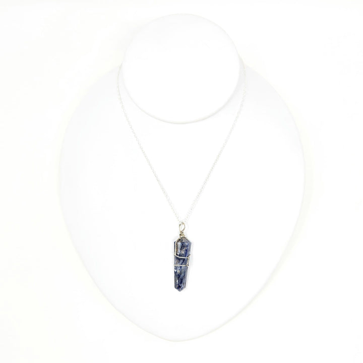 Sodalite Wire Wrapped Pendant 1.75-Inch | The Harmony Store Pendant