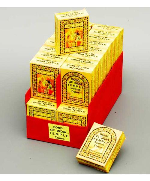 Song of India Temple Incense Cones | The Harmony Store Incense
