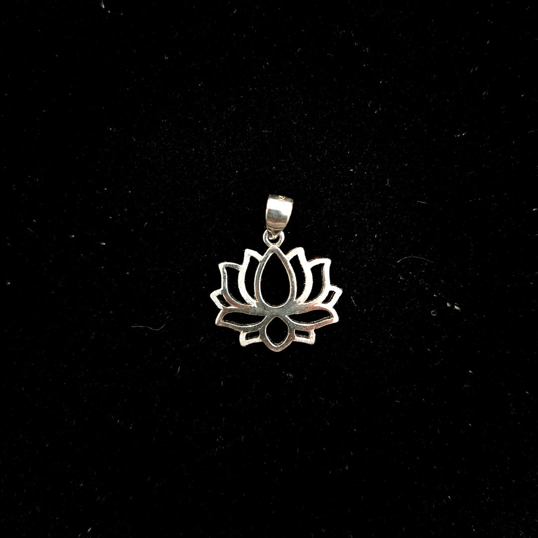 Lotus Sterling Silver Pendant | The Harmony Store Pendant