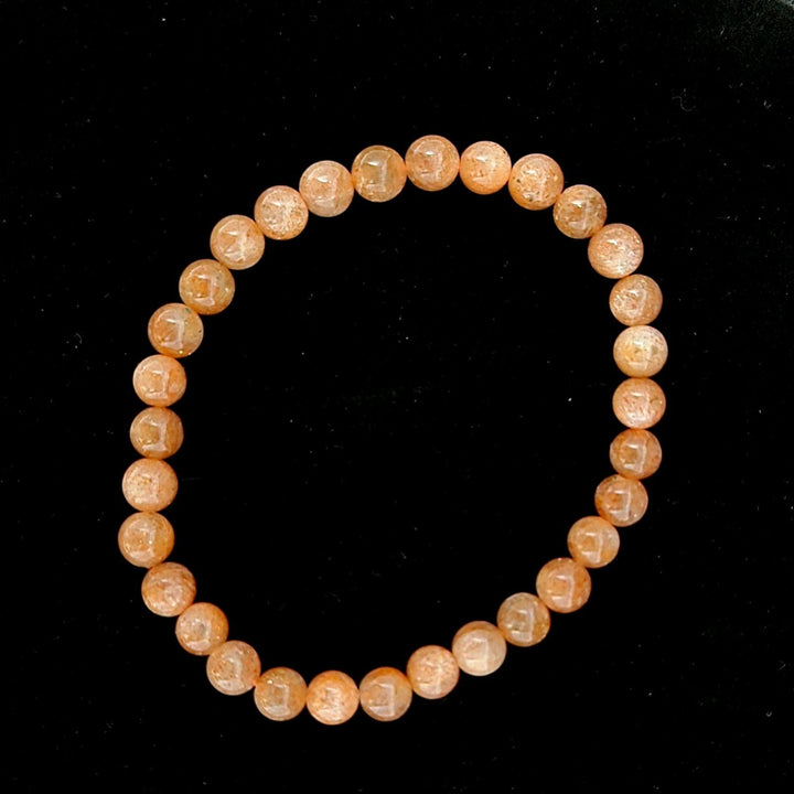 Sunstone Bracelet – Natural Round Beads (4mm, 6mm, 8mm) Bracelet