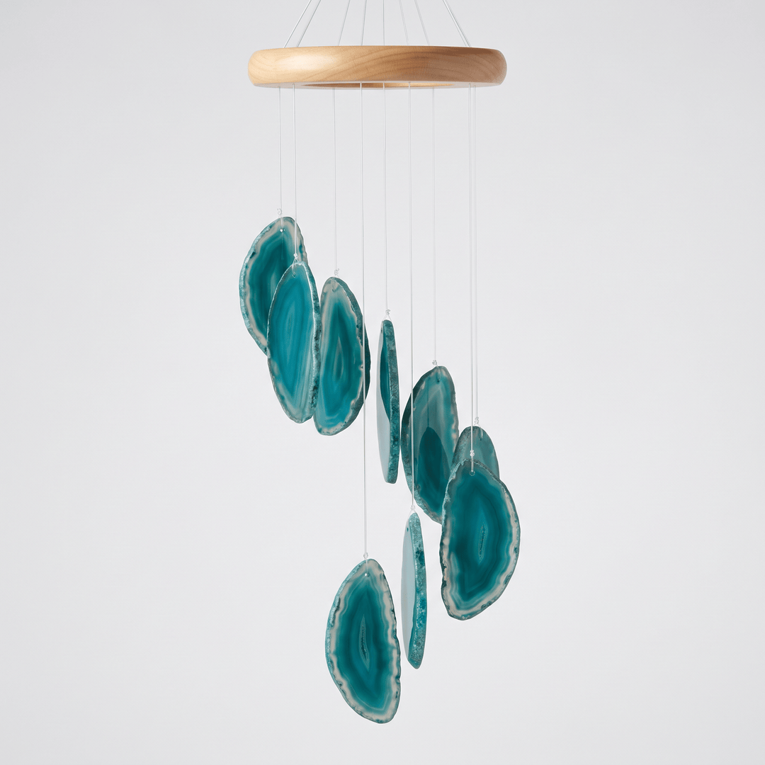 Agate Slice Wind Chime 7-Piece | The Harmony Store Wind Chime