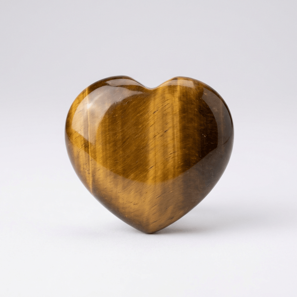 Tiger Eye Crystal Heart | The Harmony Store Heart