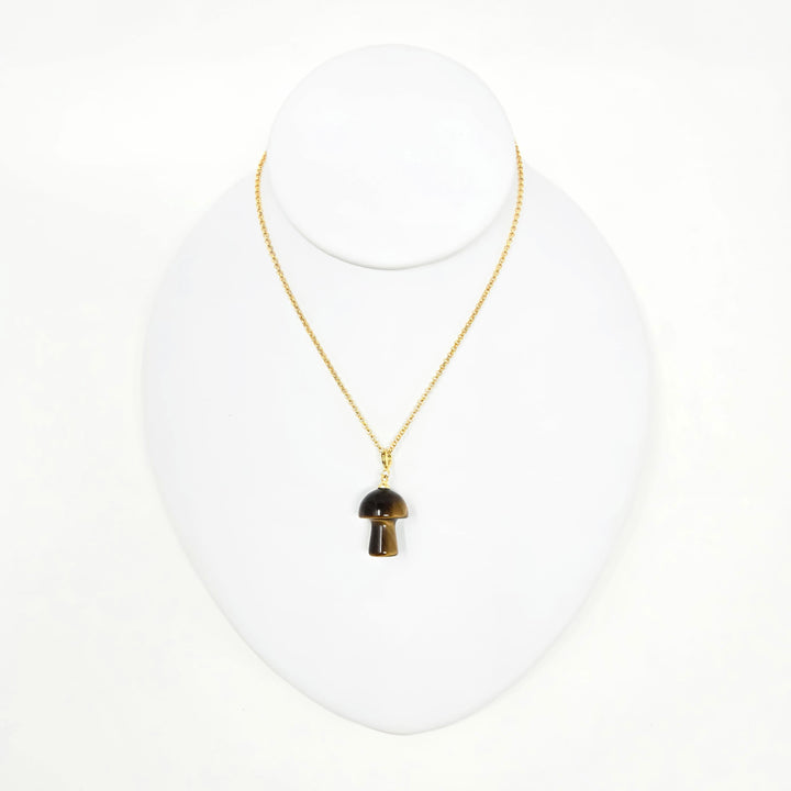 Tiger Eye Mushroom Pendant 3/4 Inch | The Harmony Store Pendant
