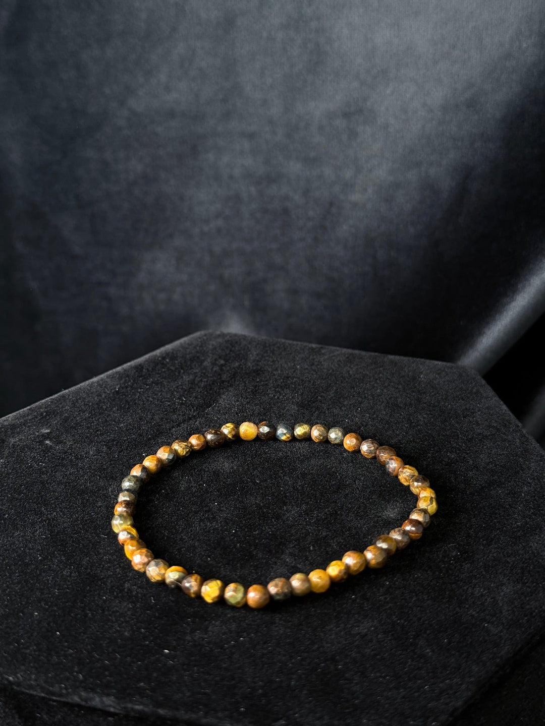 Tiger's Eye Faceted Bracelet 4mm | The Harmony Store Bracelet