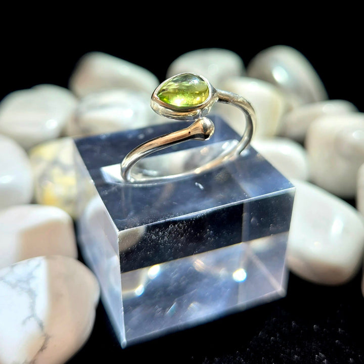 Tourmaline Smooth Silver Ring | The Harmony Store Ring