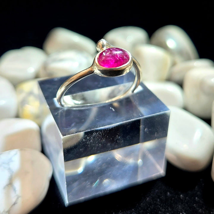 Tourmaline Smooth Silver Ring | The Harmony Store Ring