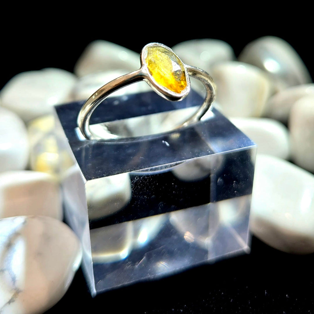 Tourmaline Flat Faceted 925 Silver Ring | The Harmony Store Ring
