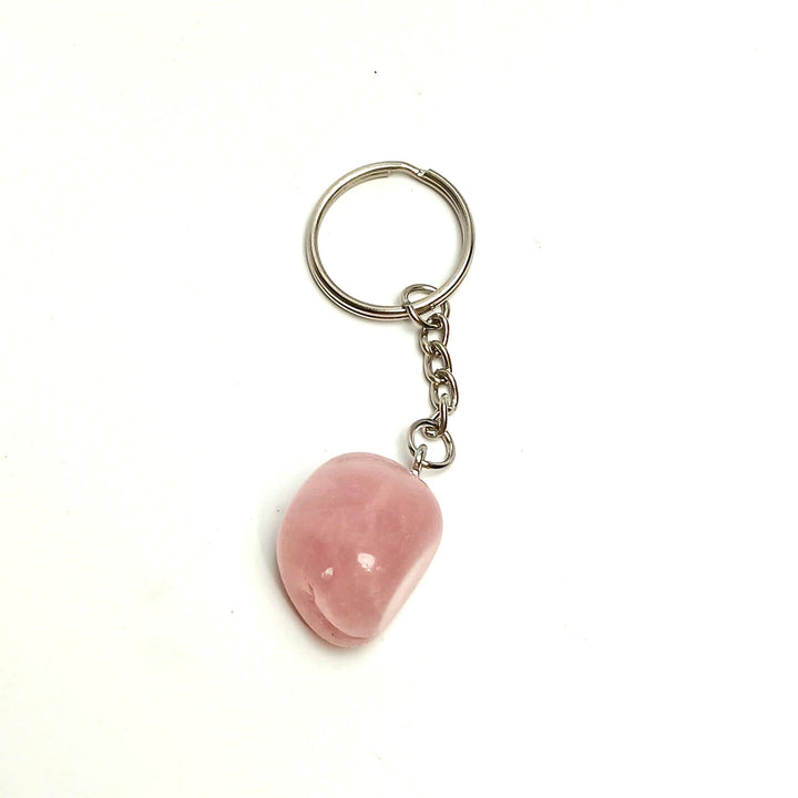 Tumbled Crystal Keychain | The Harmony Store tumbled keychain