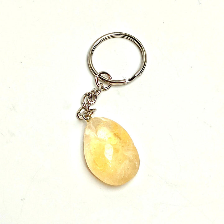 Tumbled Crystal Keychain | The Harmony Store tumbled keychain