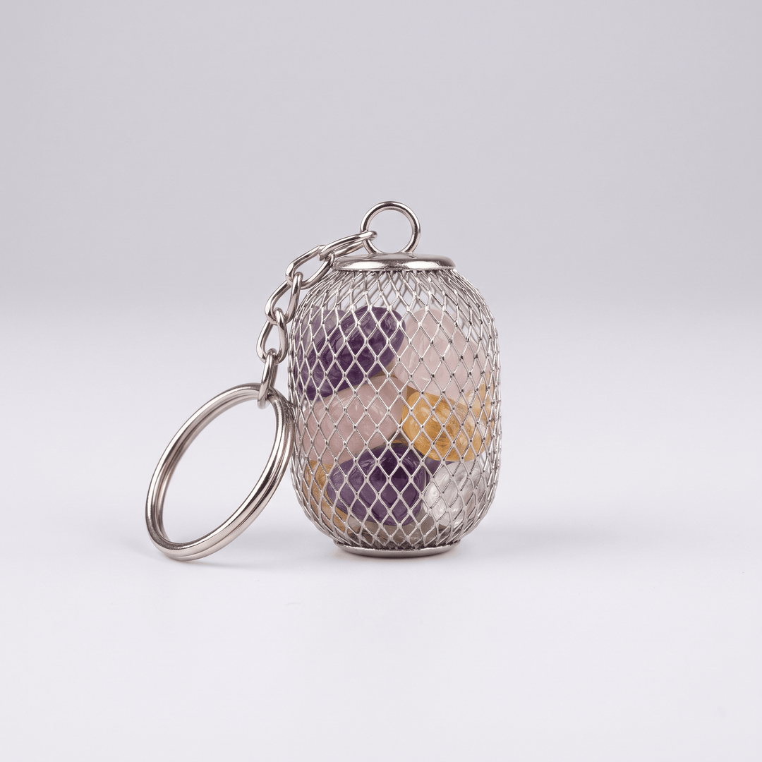 Tumbled Stone Mix Keychain | The Harmony Store Keychain