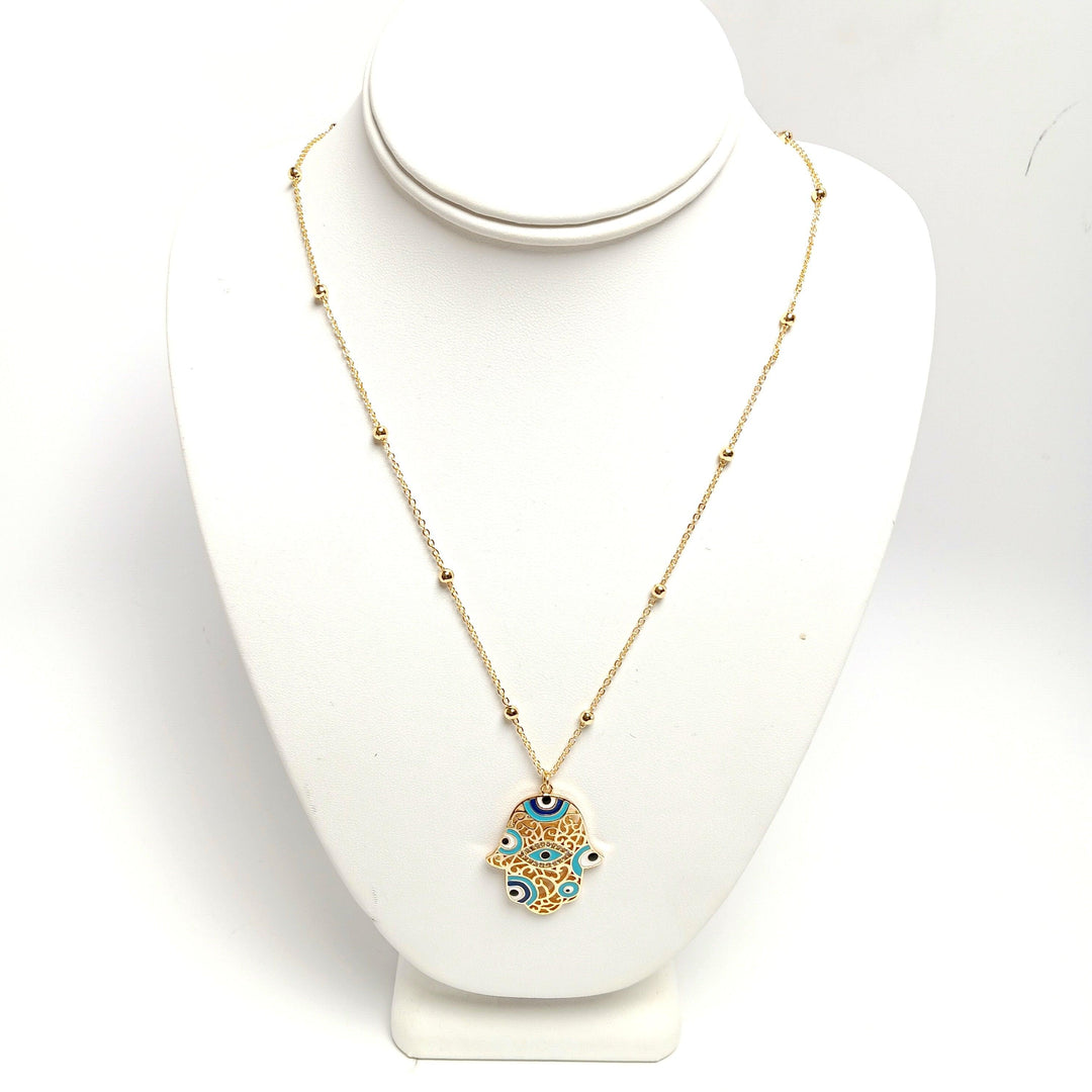 Evil Eye Necklace Turkish | The Harmony Store Necklace