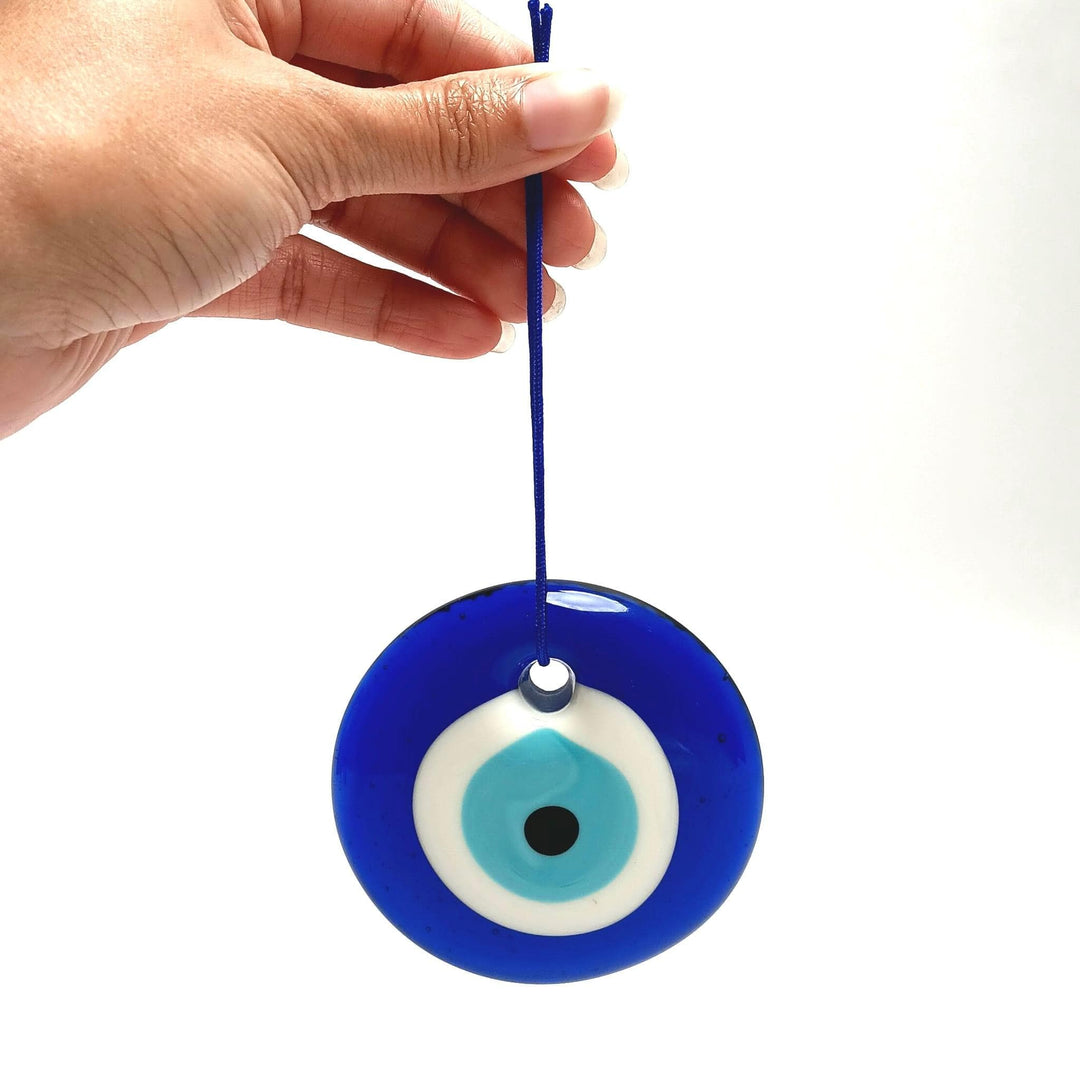 Turkish Evil Eye Wall Hanging 3.5 inch | The Harmony Store Plain : 3.5" / 9cm