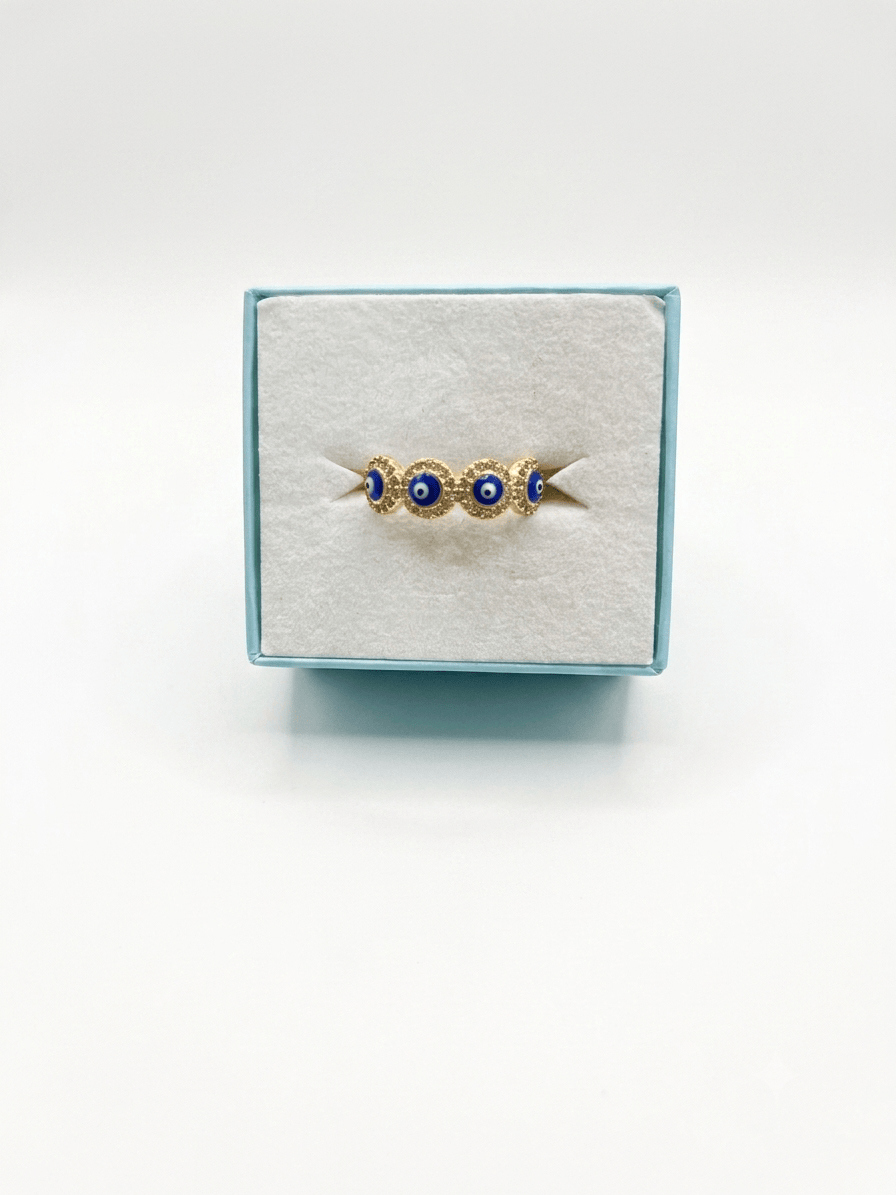 Evil Eye Ring Turkish | The Harmony Store Ring
