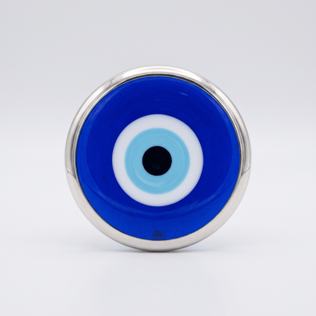 Turkish Evil Eye Silver 3.5-Inch | The Harmony Store Evil Eye