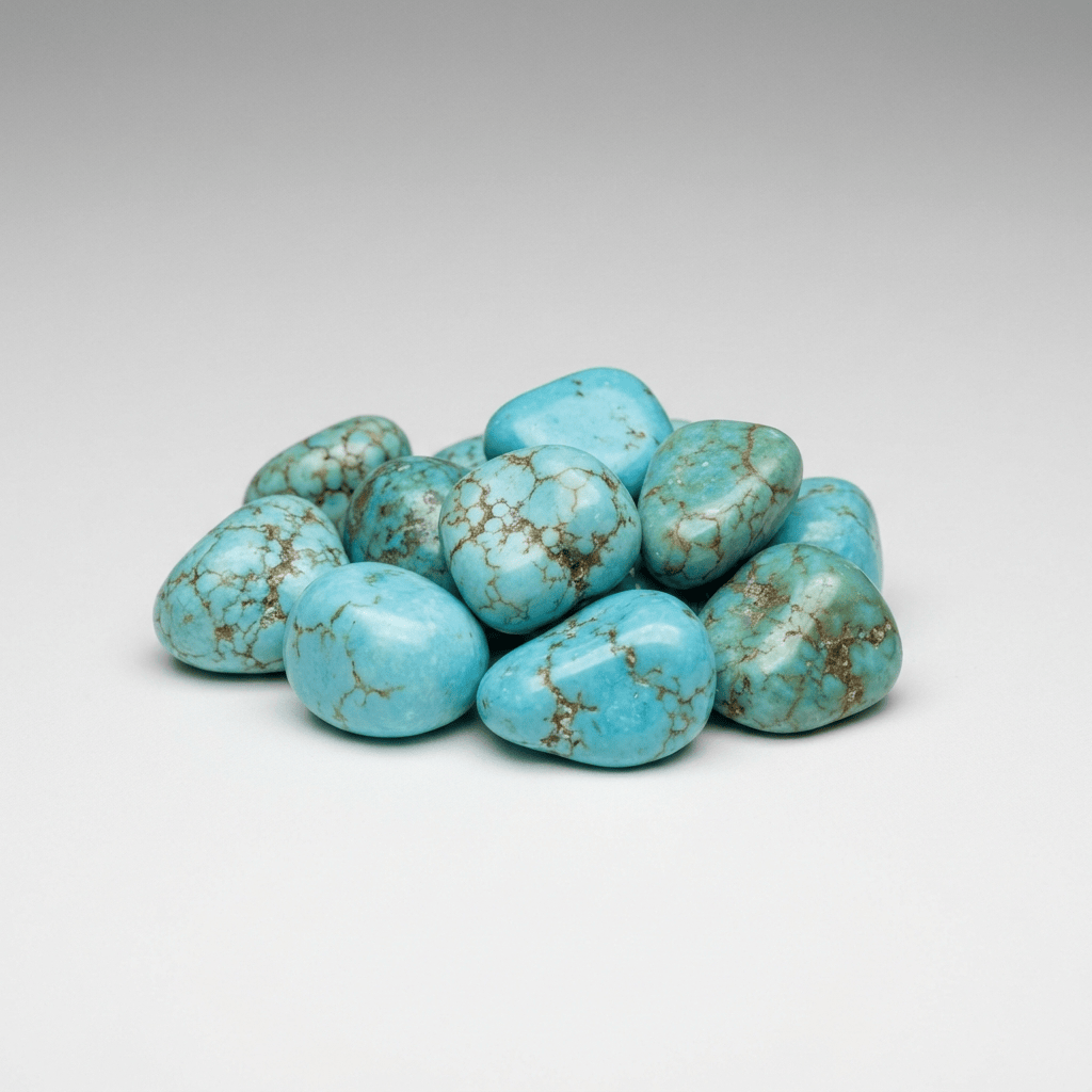 Turquoise Natural Tumbled Stone | The Harmony Store Tumbled Stone