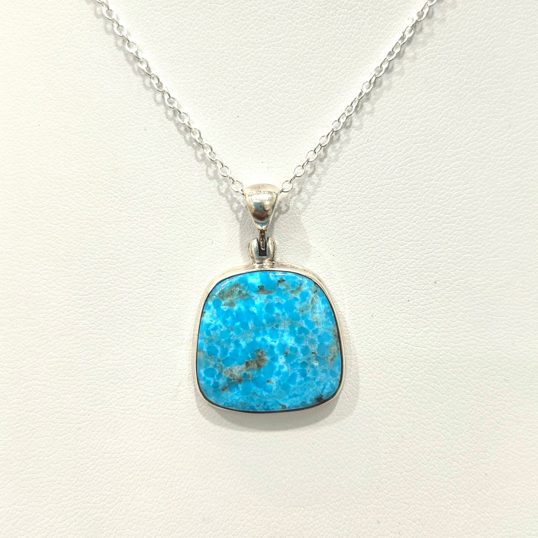 Turquoise Sterling Silver Pendant | The Harmony Store Pendant