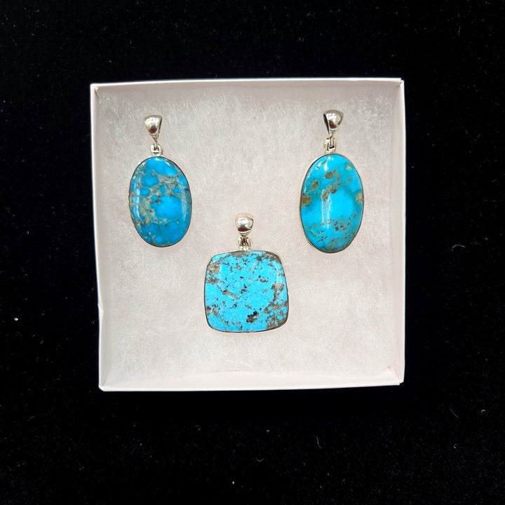 Turquoise Sterling Silver Pendant | The Harmony Store Pendant