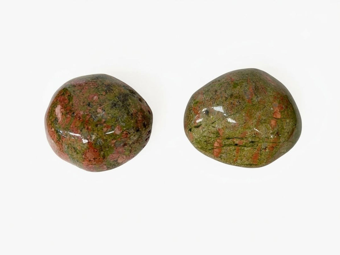 Unakite Therapy Stone Large | The Harmony Store Palm Stone