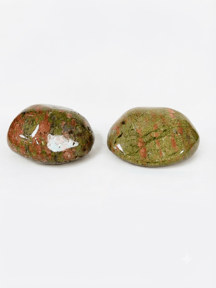Unakite Therapy Stone Large | The Harmony Store Palm Stone