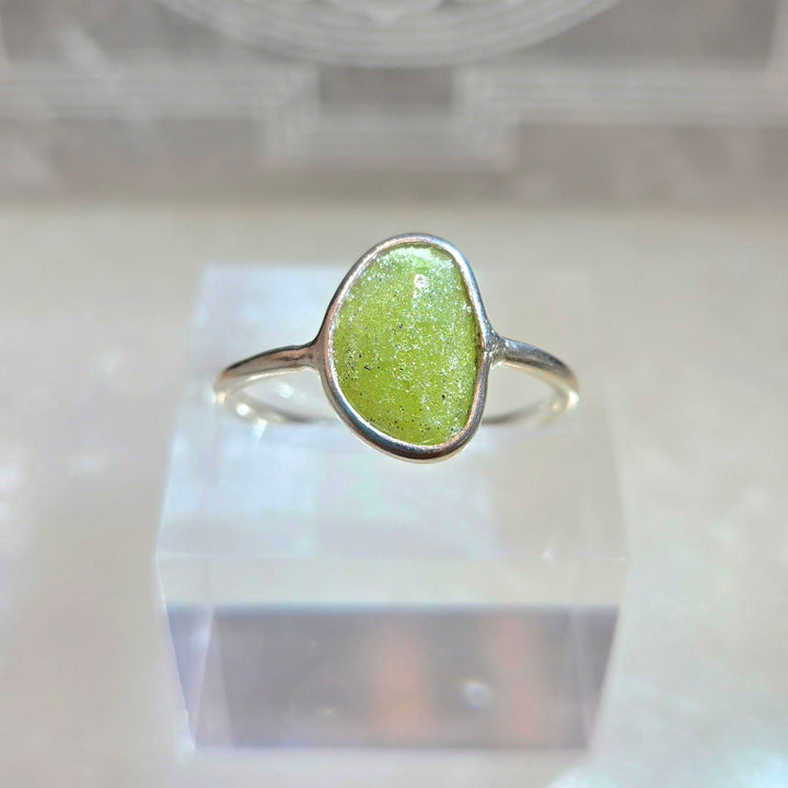 Vesuvianite Faceted 925 Silver Ring | The Harmony Store Ring