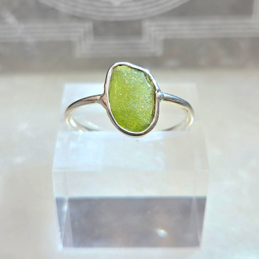 Vesuvianite Faceted 925 Silver Ring | The Harmony Store Ring