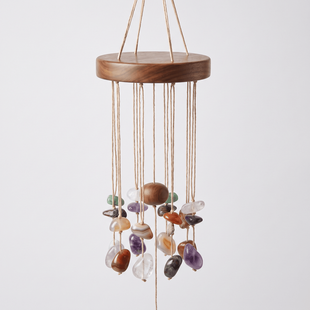 Walnut Gem Tinkler Wind Chime 18" | Harmony Store Wind Chime