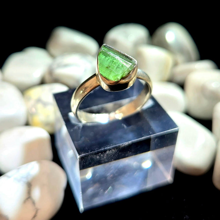 Watermelon Tourmaline Silver Ring | The Harmony Store Ring
