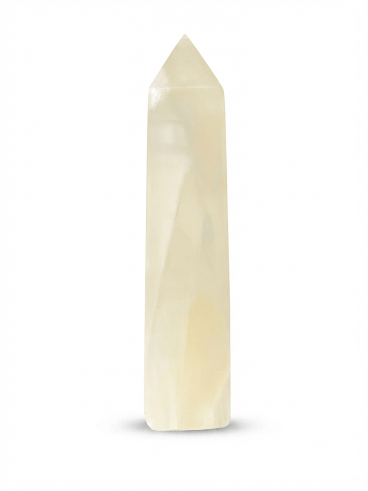 White Calcite Obelisk Tower | The Harmony Store Tower